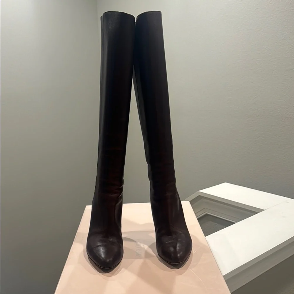 Jimmy Choo Brown Knee-High Women's Boots
